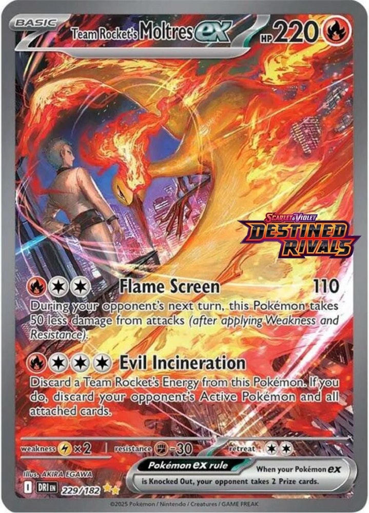 The Stamped Moltres Special Illustration Rare