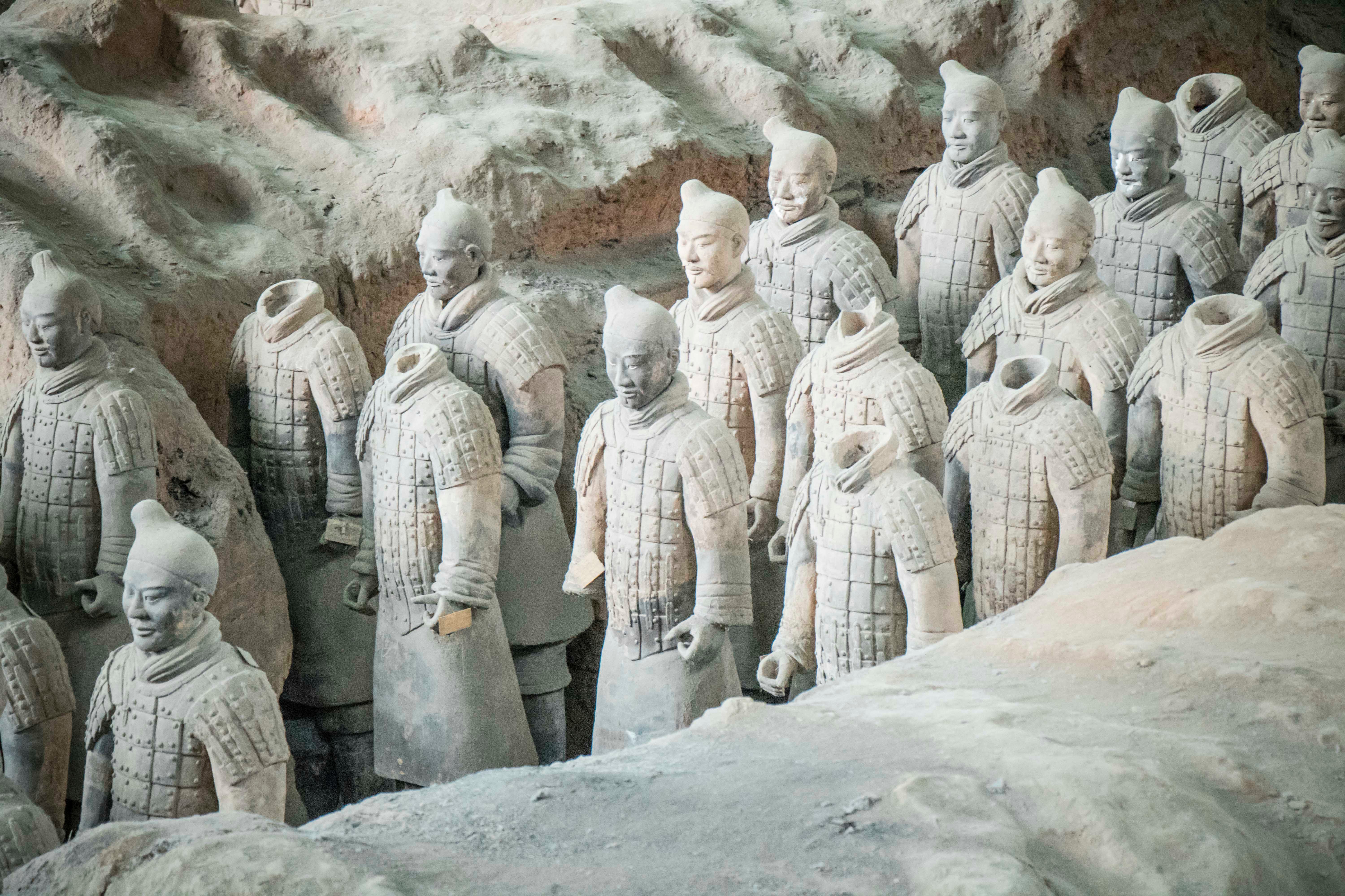terracotta warriors