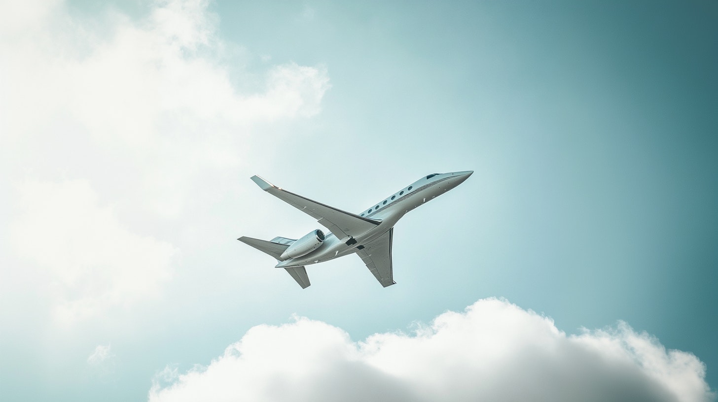Plane in the sky
