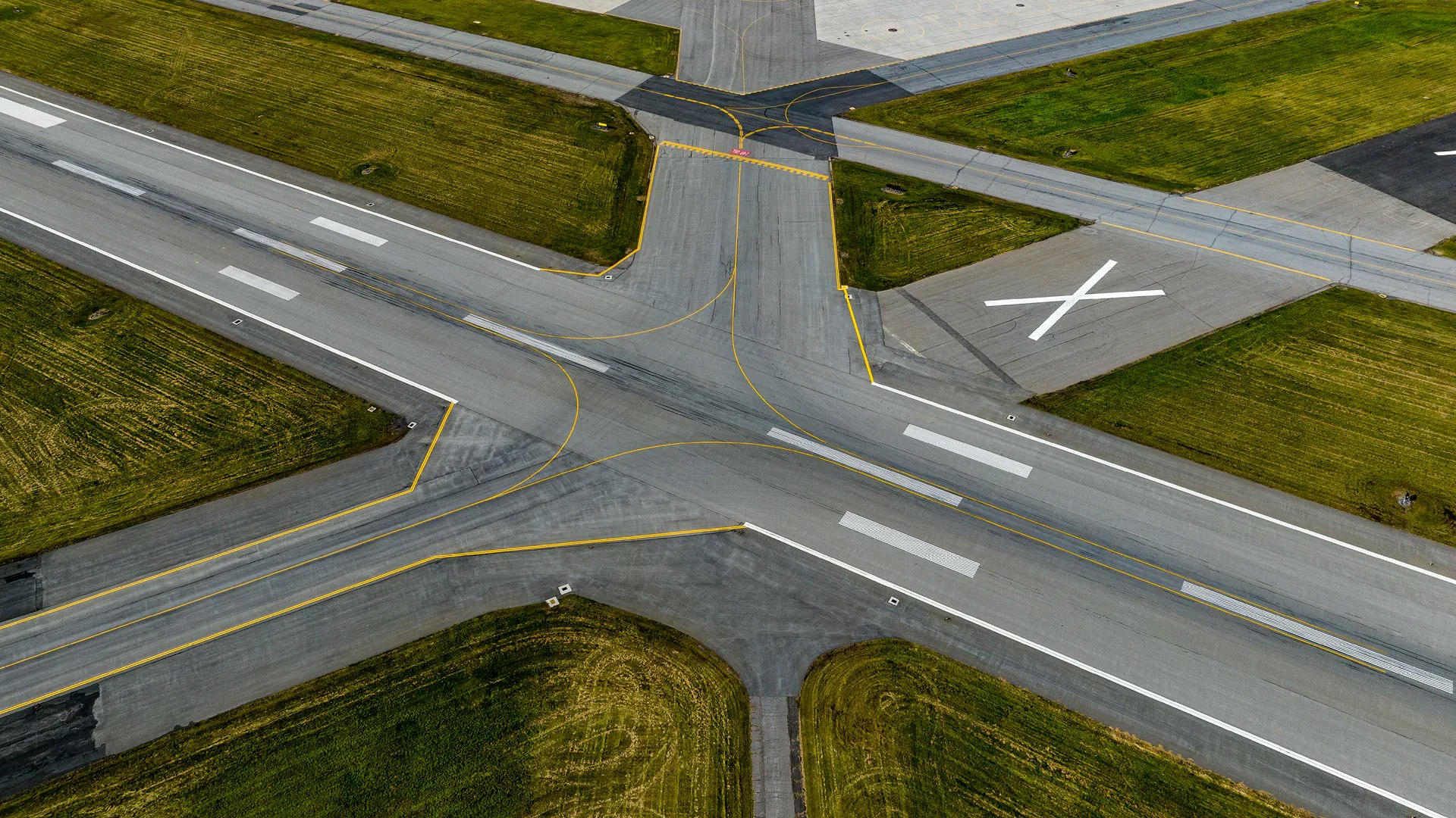Pistes d'atterissage aéroport