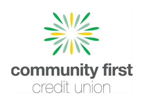 community first credit union logo on white background