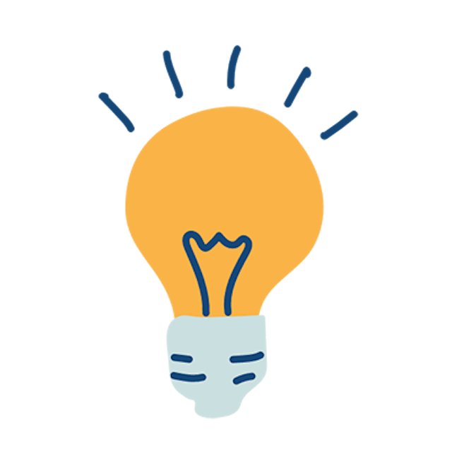 climate change kids lightbulb icon