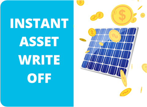 commercial solar instant asset write off illustration
