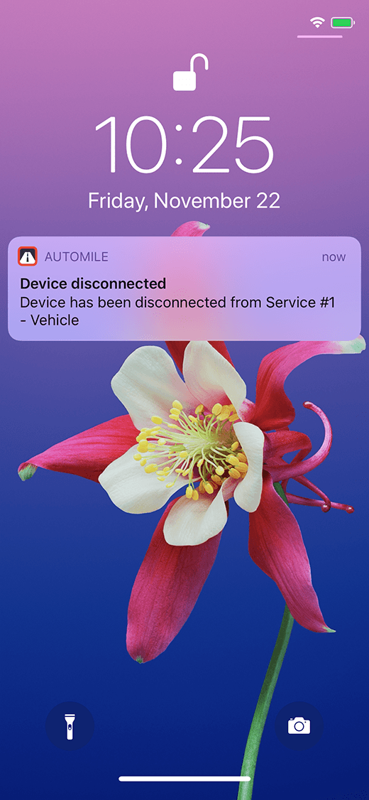Disconnect alerts
