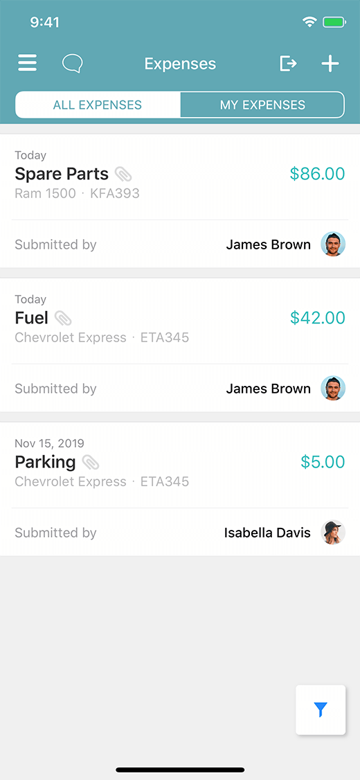 Expense management