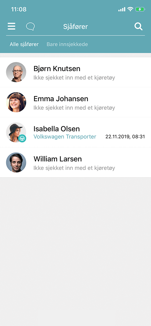 Tillatelser og flere sjåfører