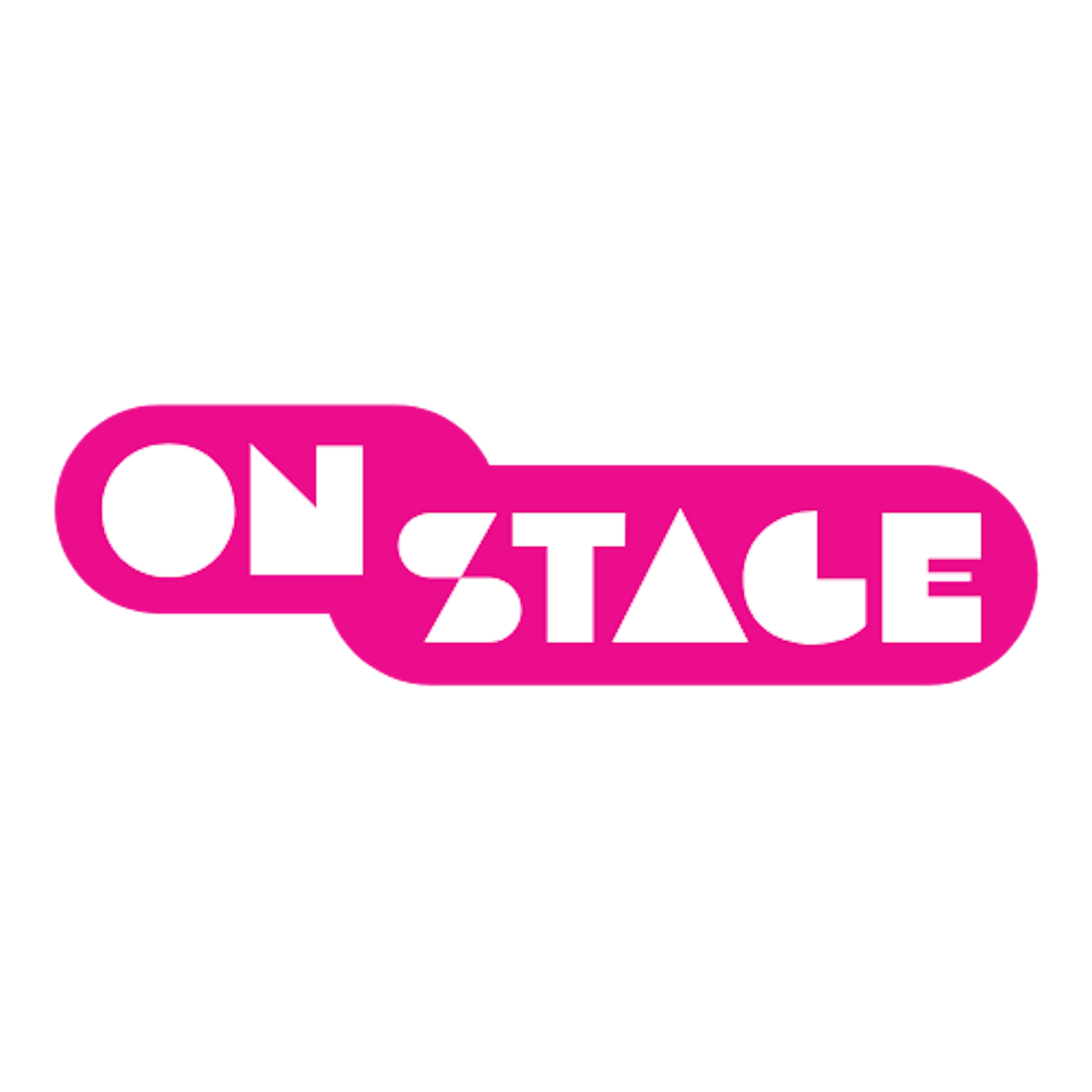 On stage logo
