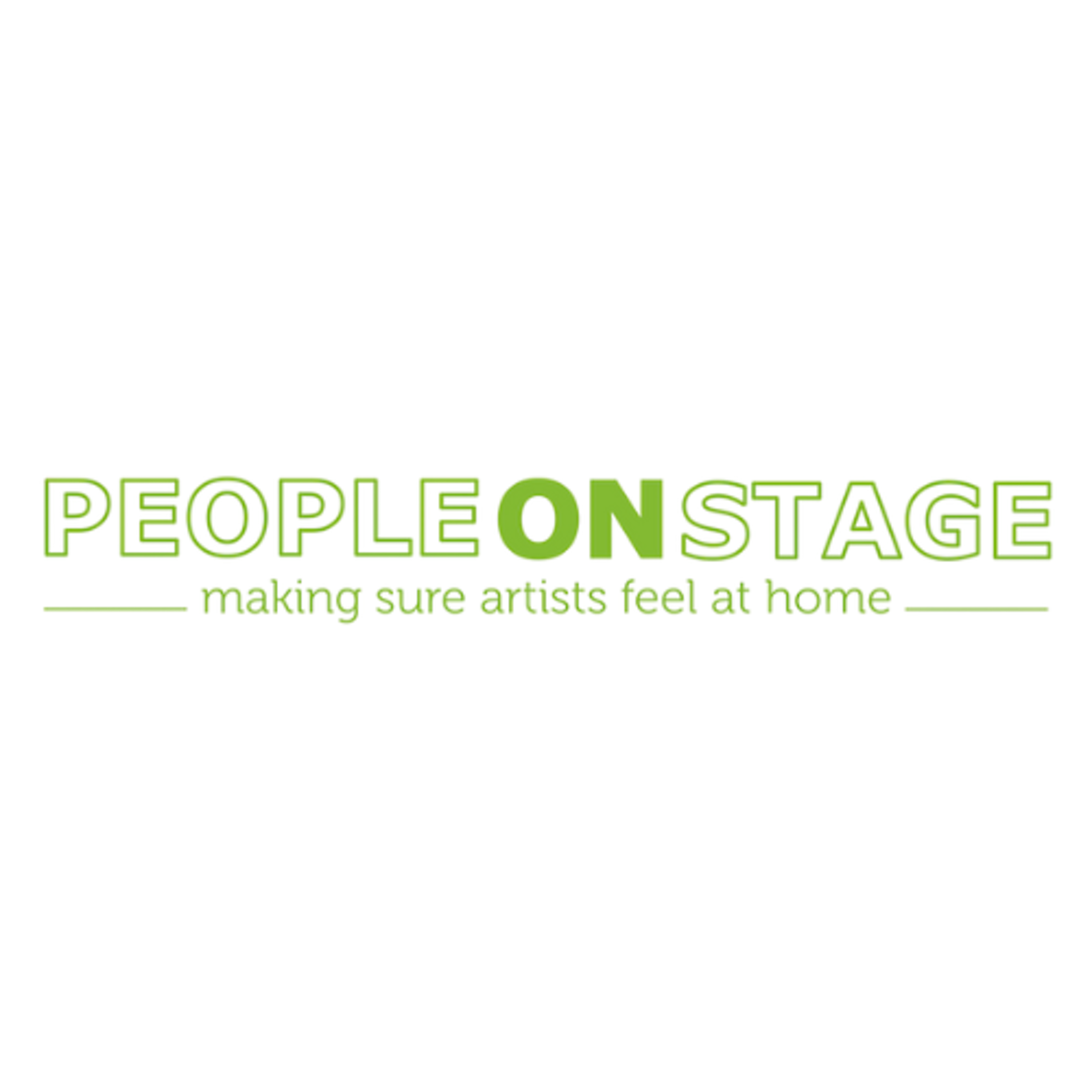 People on stage logo