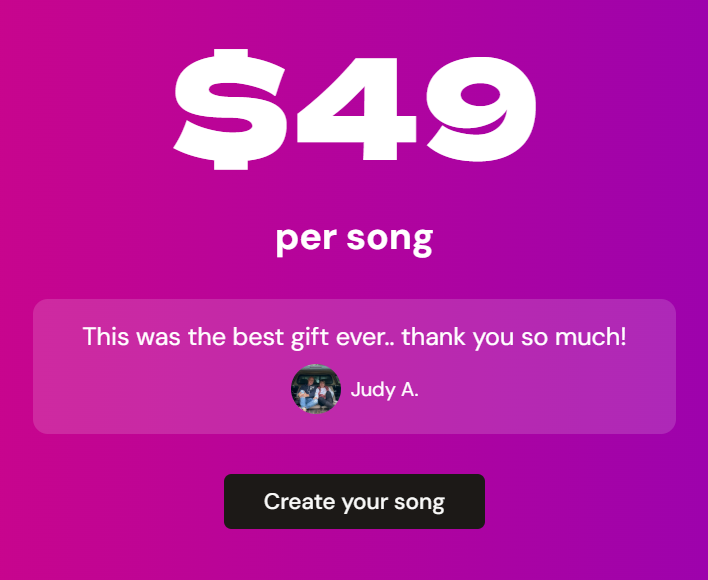 Songful price