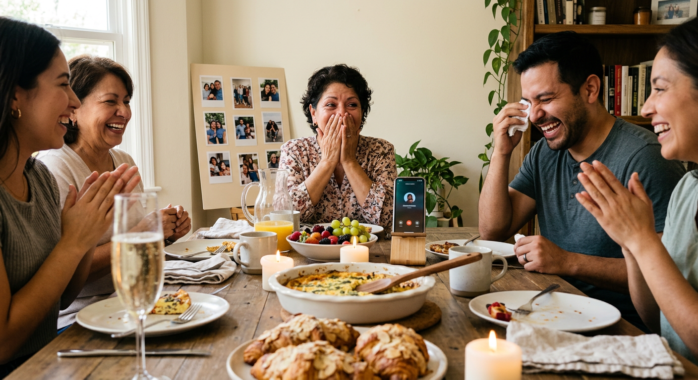Marco's Mother's Day Brunch surprise moment