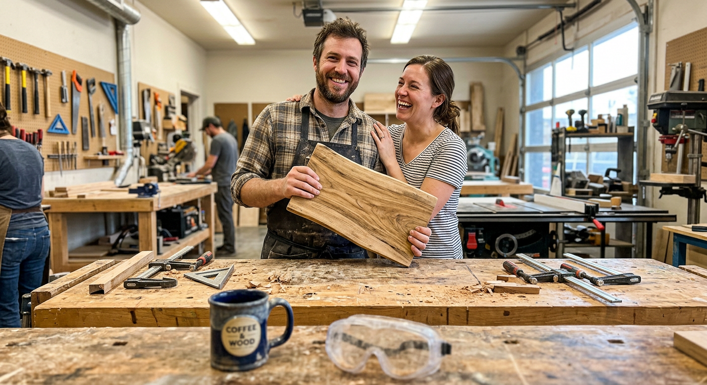 Woodworking class gift experience