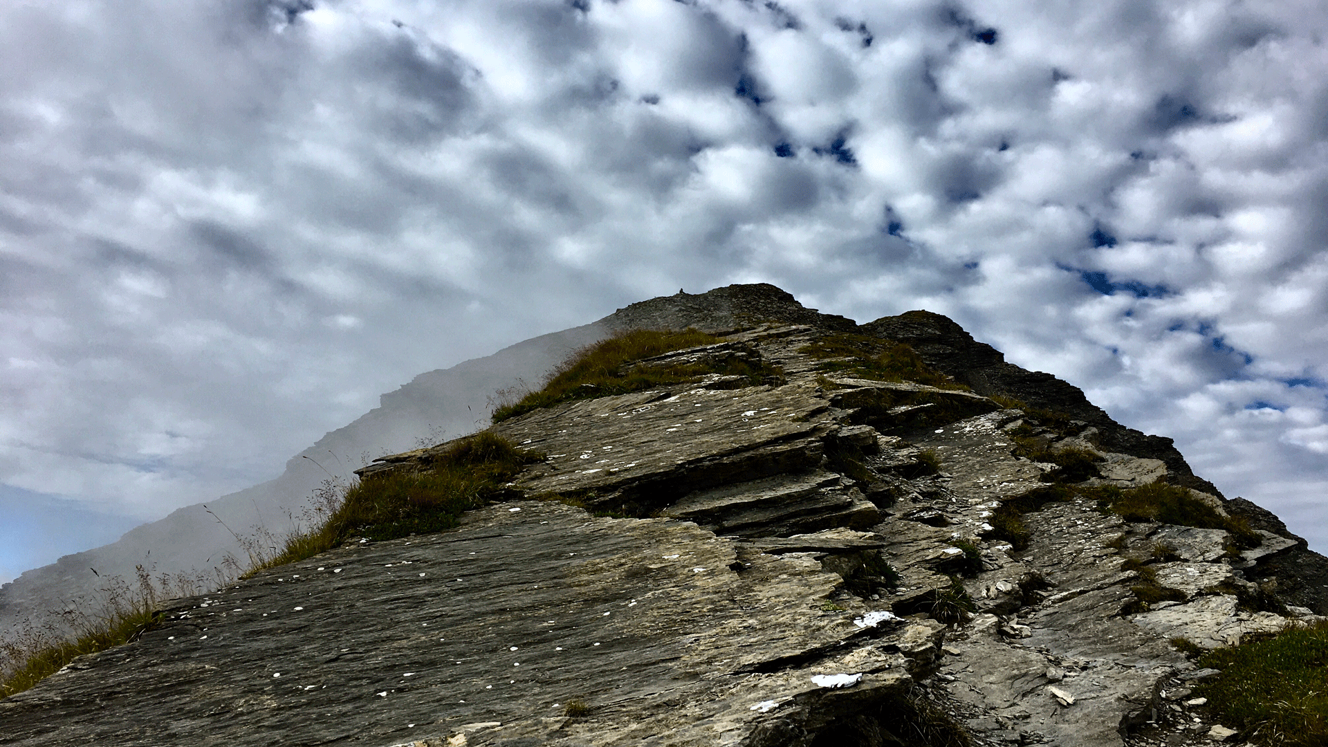 Ausflug mit den Natur-Guides Schroffer Berg mit Schäfchenwolken