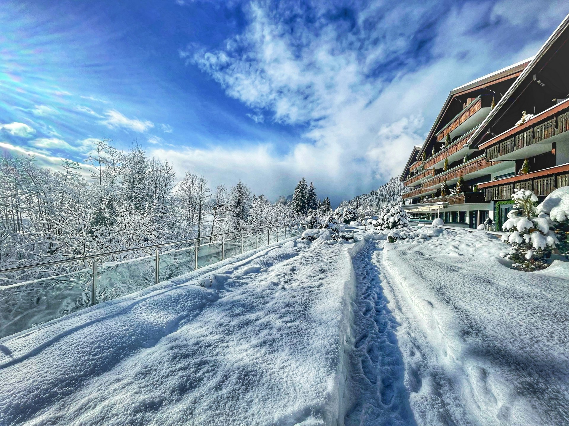ERMITAGE Chalet in the Winter season