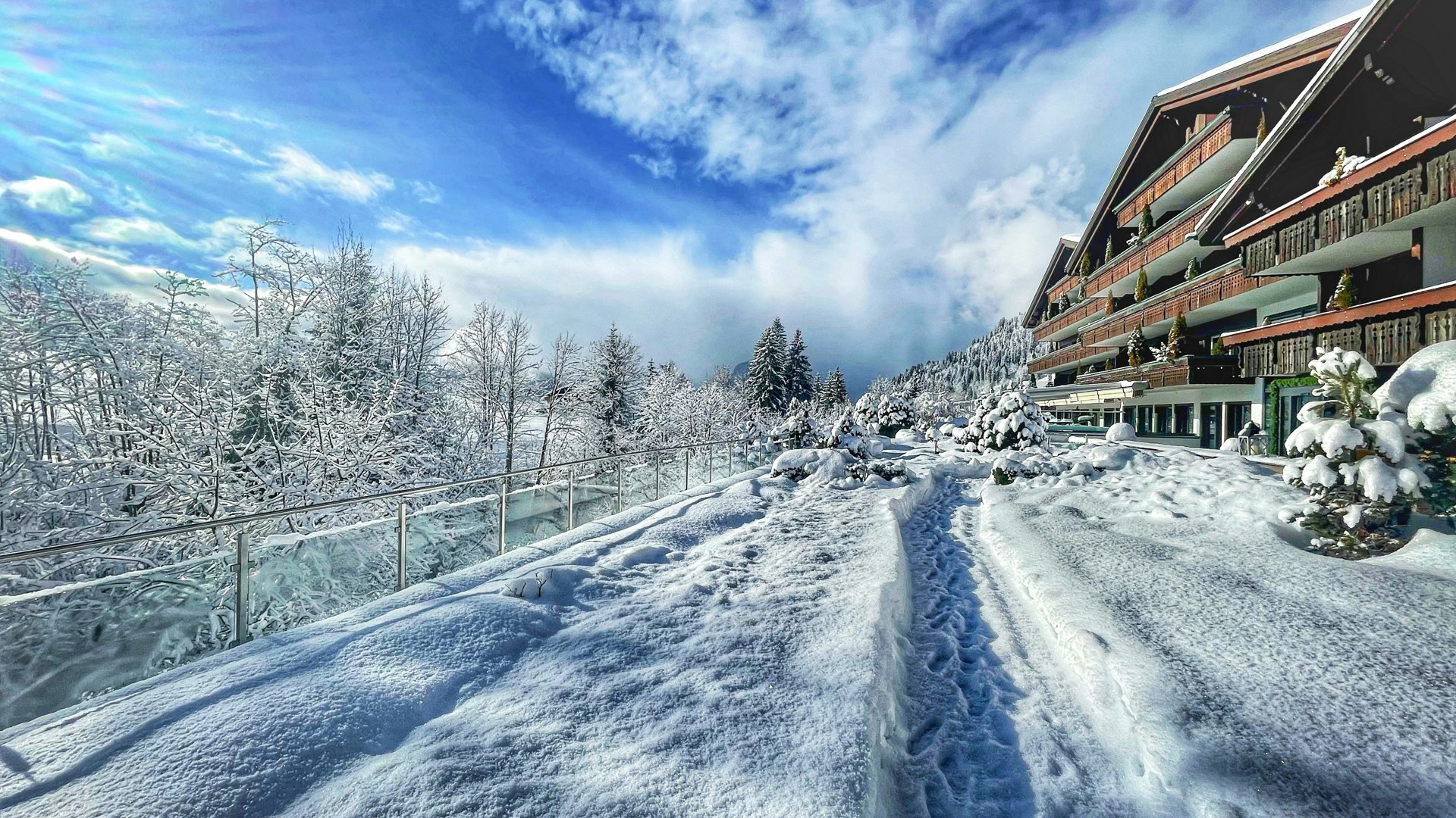 ERMITAGE Chalet in the Winter season ERMITAGE Chalet in the Winter season