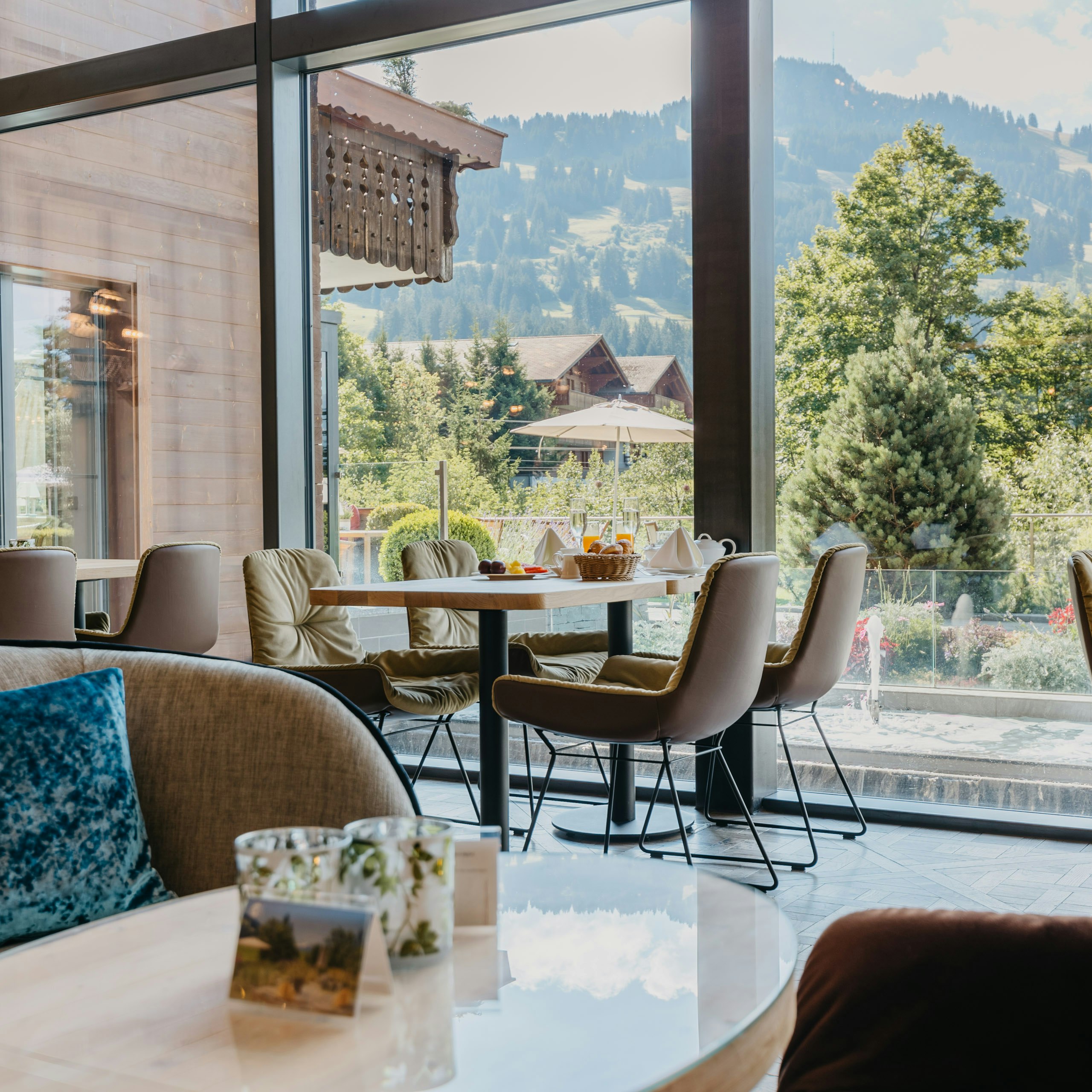 Bärgblick Sommer Sicht Bärgblick été view