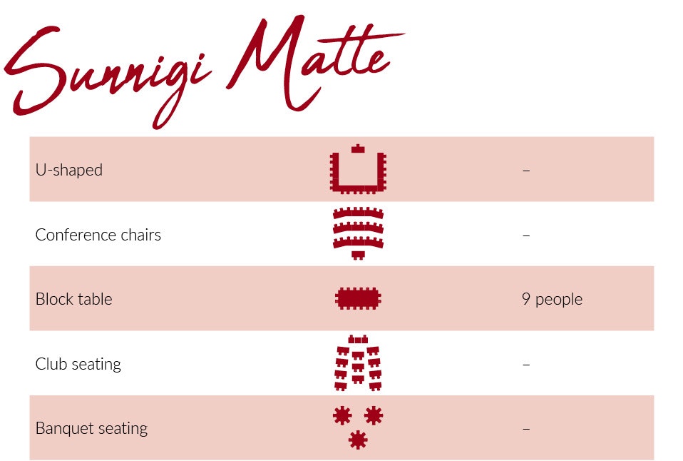 Sunnigi Matte table