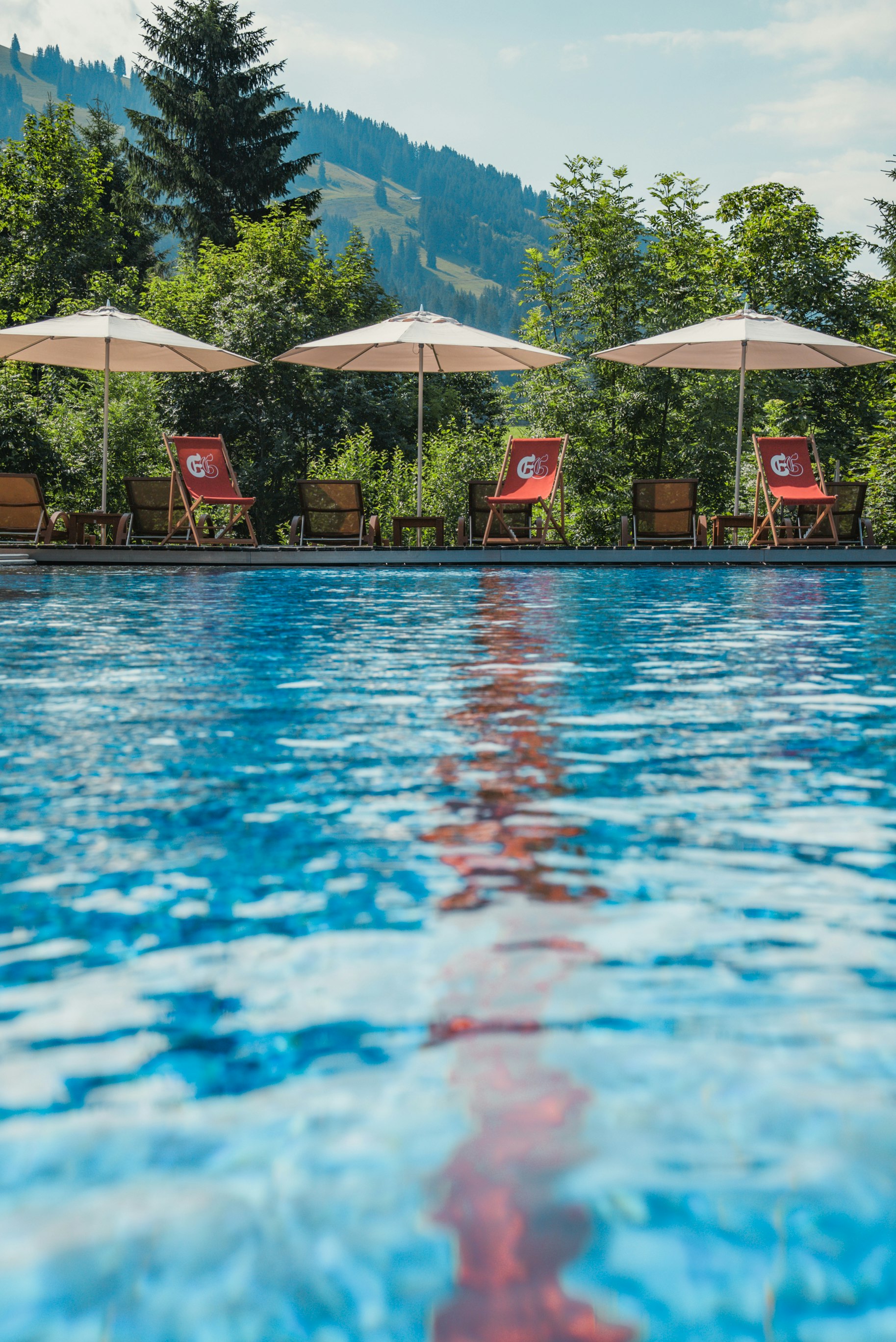 Piscine sportive en plein air