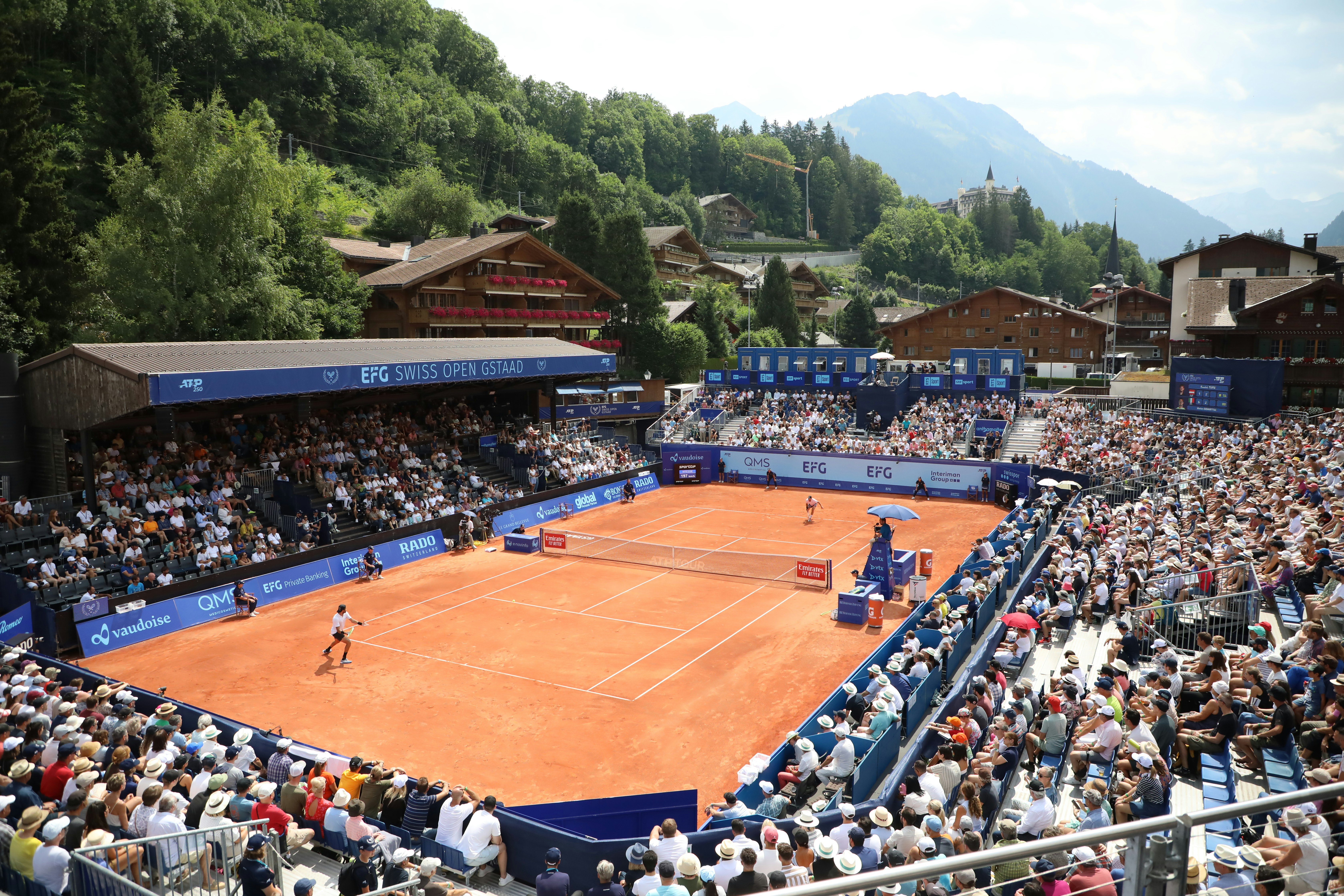 EFG Swiss Open Gstaad - Spiel vor Publikum