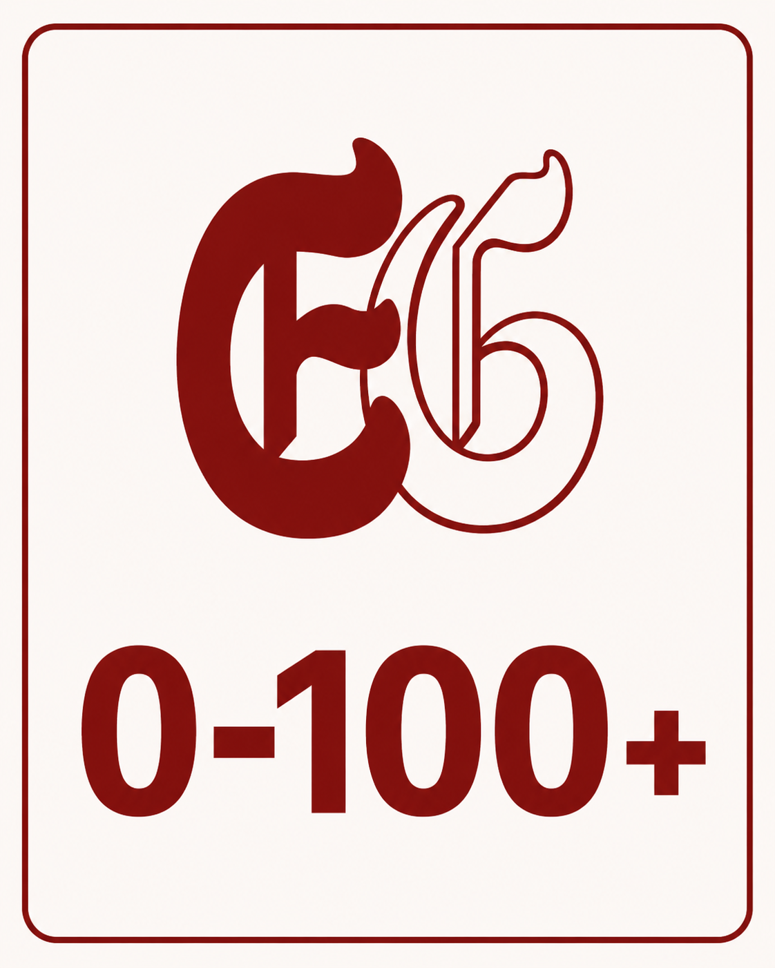 0-100+