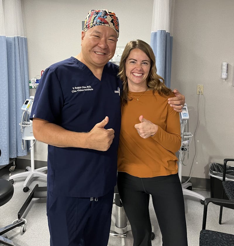 Dr. Chu and a female patient