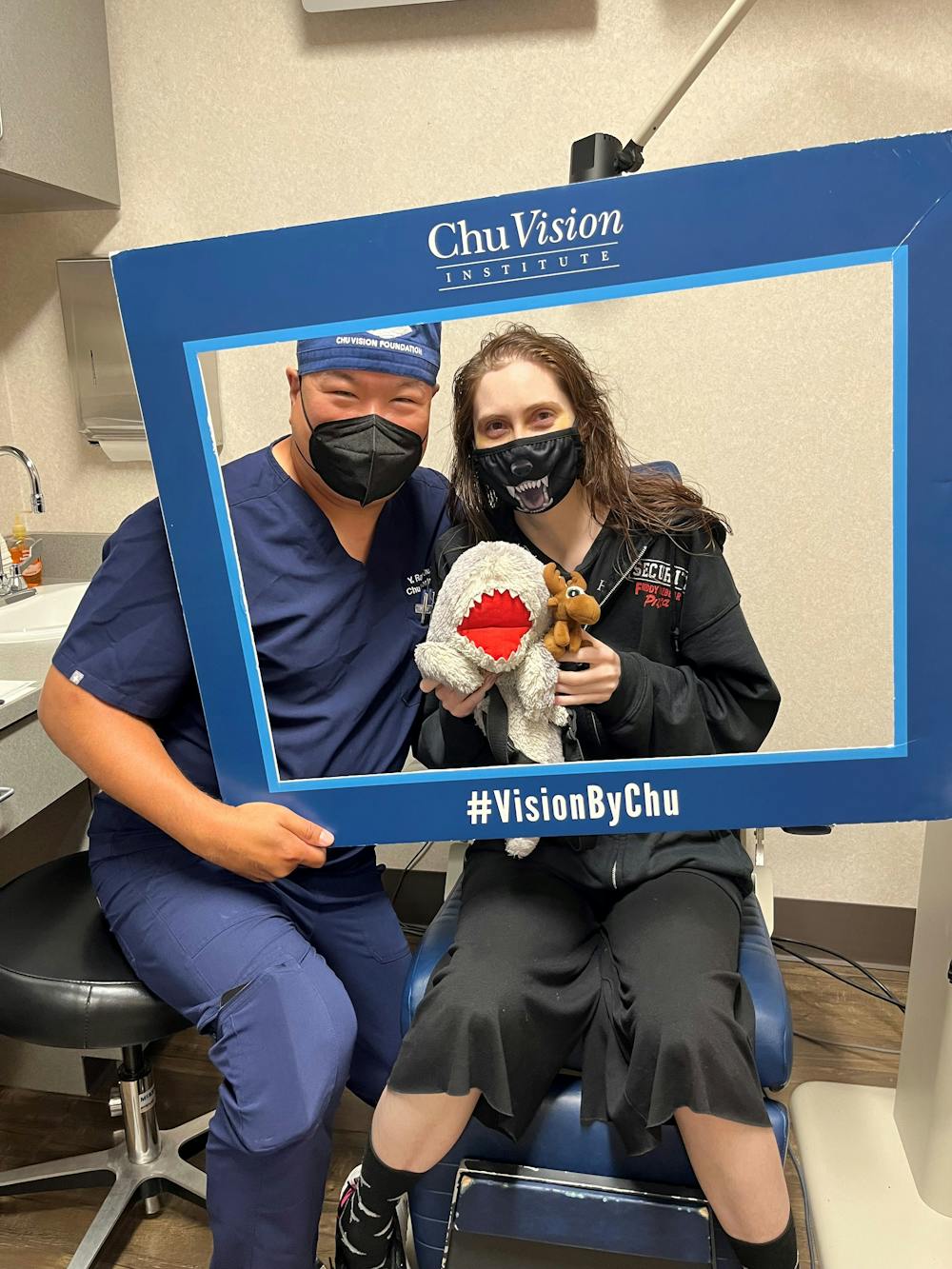 Dr. Chu and Tracy 