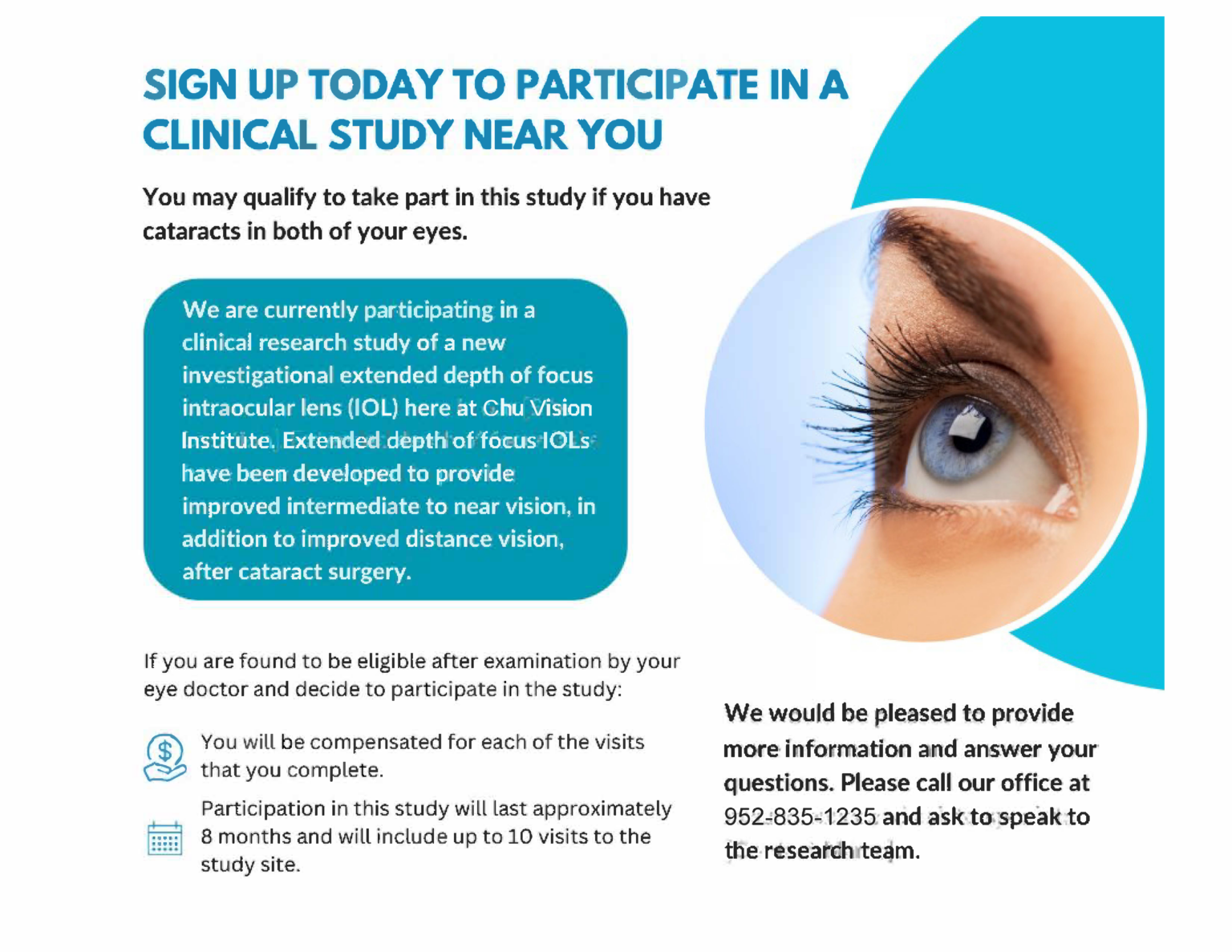 qualifying for clinical study