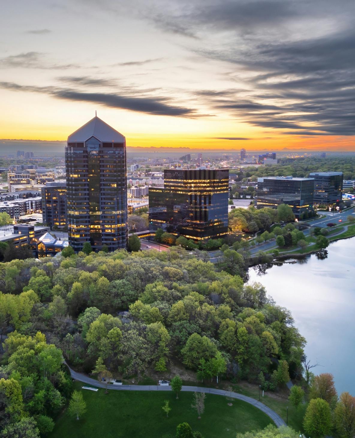 Bloomington skyline