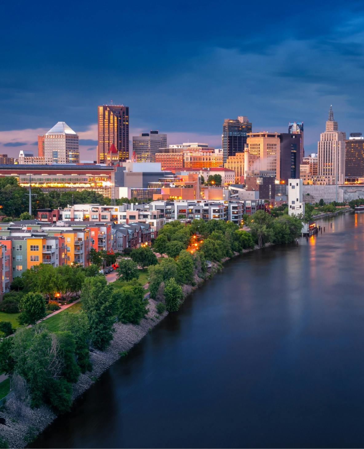 twin cities skyline