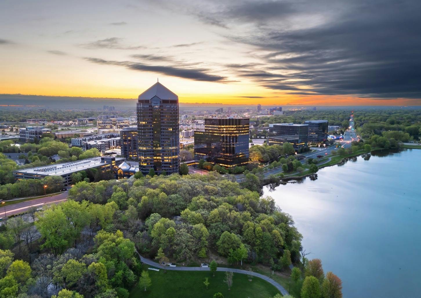 Bloomington skyline