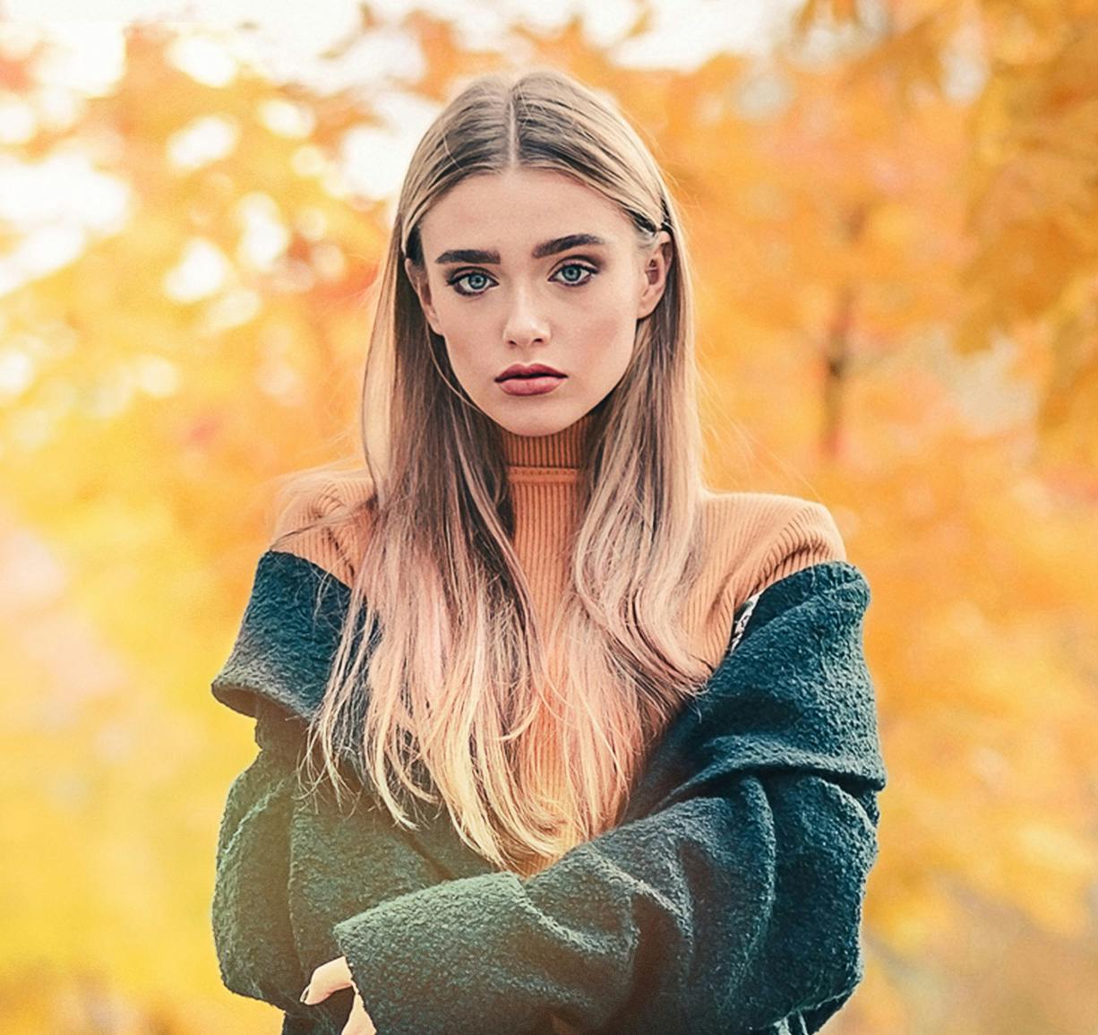 lady looking at camera