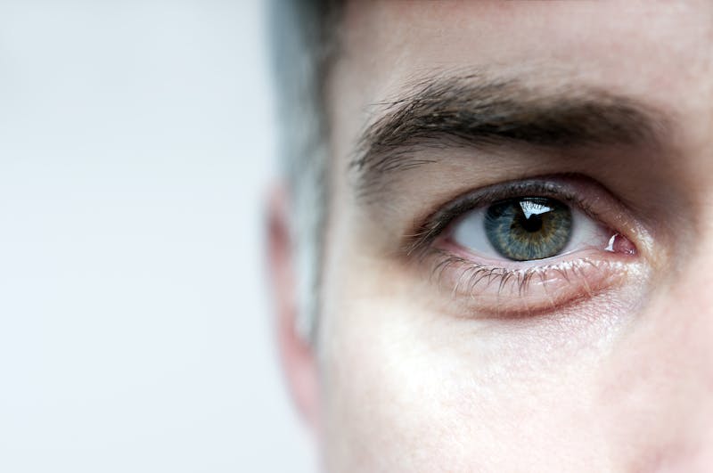Man's eye