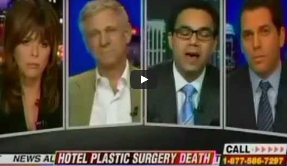 CNN Issues: February 2011 <span class='block'>Dr. Brenner discusses the death of a plastic surgery patient who died after receiving silicone buttock augmentation in a Philadelphia hotel room.</span>