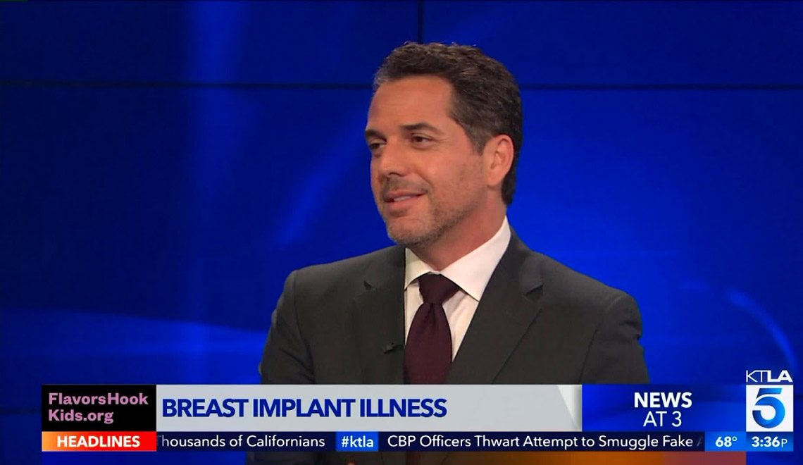 Dr. Brenner on the news talking about breast implant illness