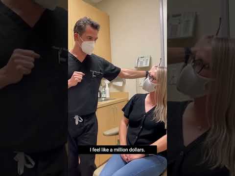 Dr. Brenner with a Patient