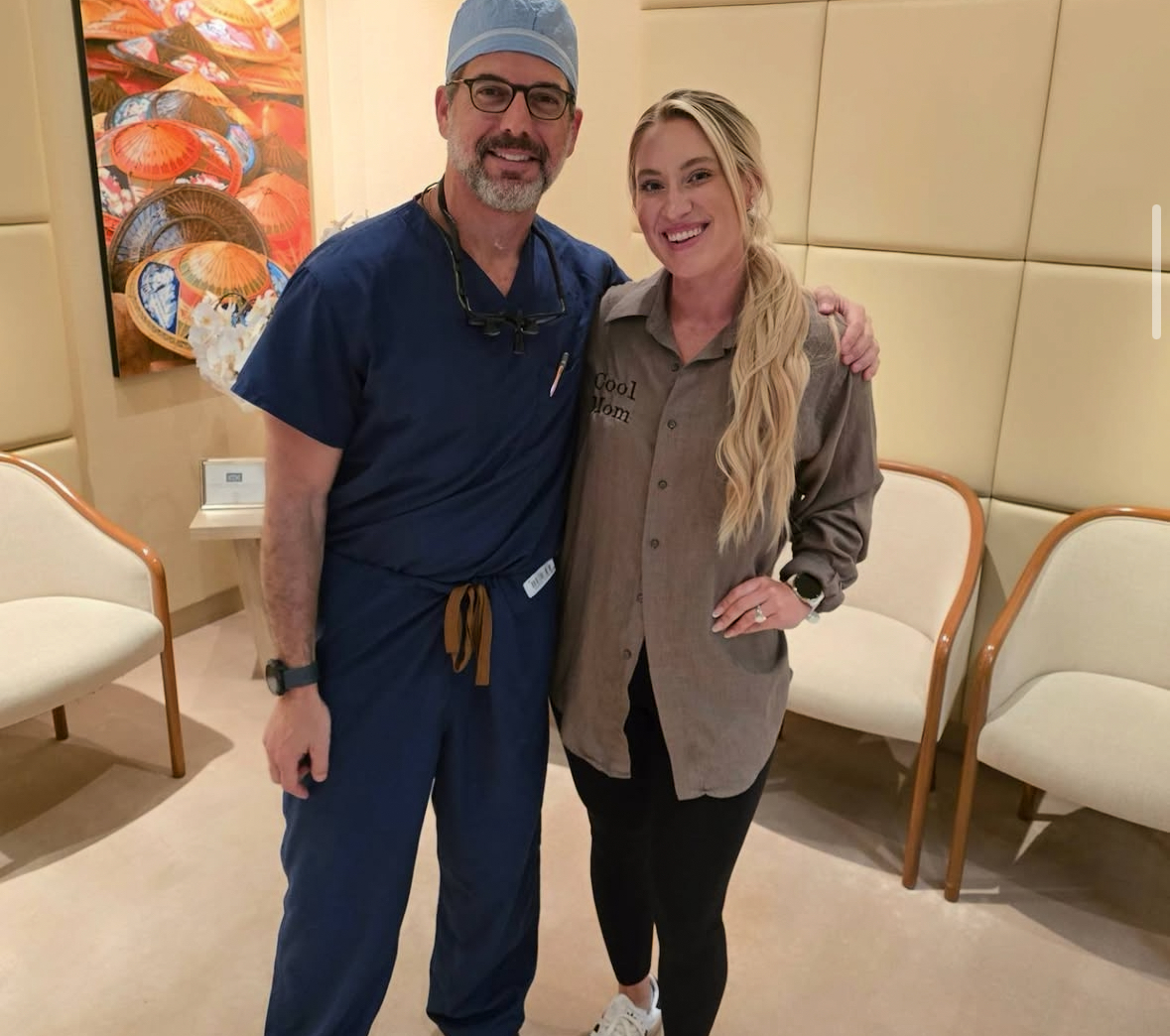 Dr. Brenner with a Patient