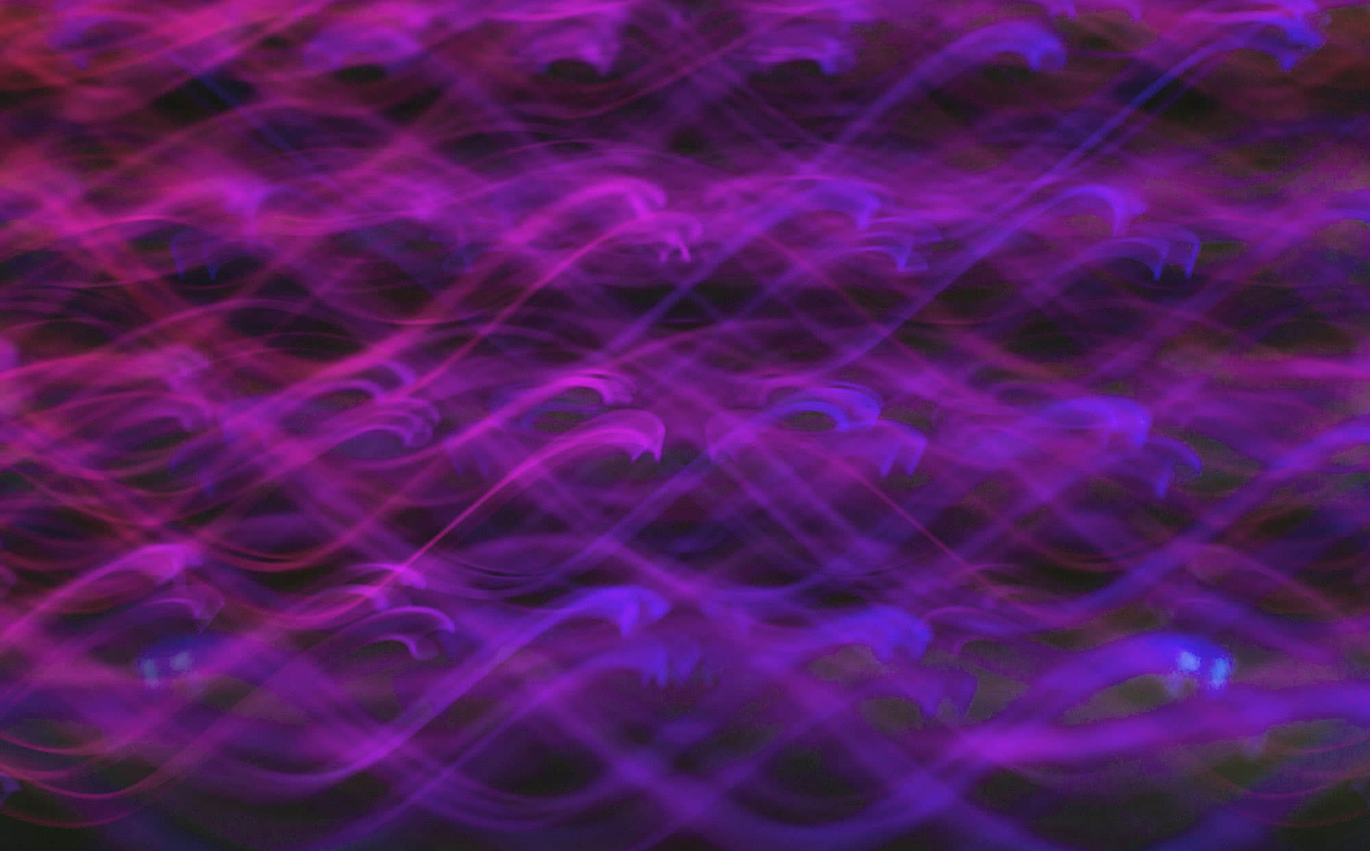 Abstract light painting with vibrant purple and pink swirling patterns creates a dynamic and mesmerizing visual effect.