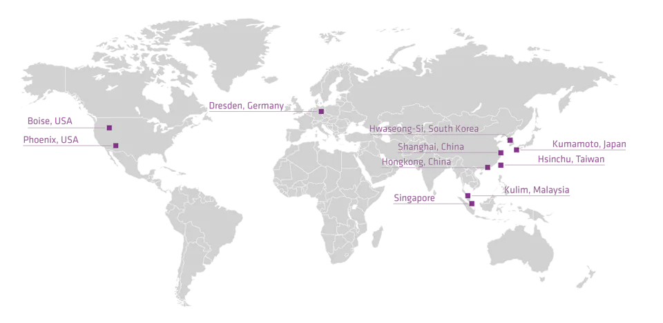 Weltkarte Niederlassungen Weltkarte Niederlassungen