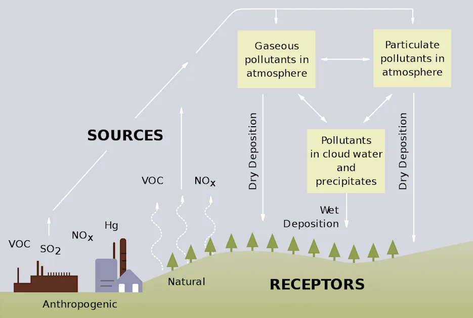 Cycle of Air Pollutants Source: https://www.epa.gov/