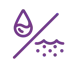 Icon Scrubber A purple icon shows a water drop on the left and stylized waves with bubbles on the right, separated by a diagonal line.