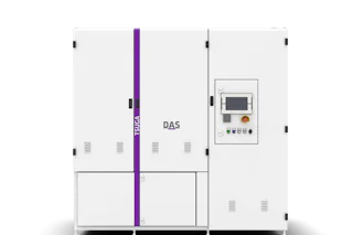 TSUGA front closed A modern white tool named TSUGA with a digital display and several buttons, labeled as a DAS product, for the secondary waste gas treatment of NOx.