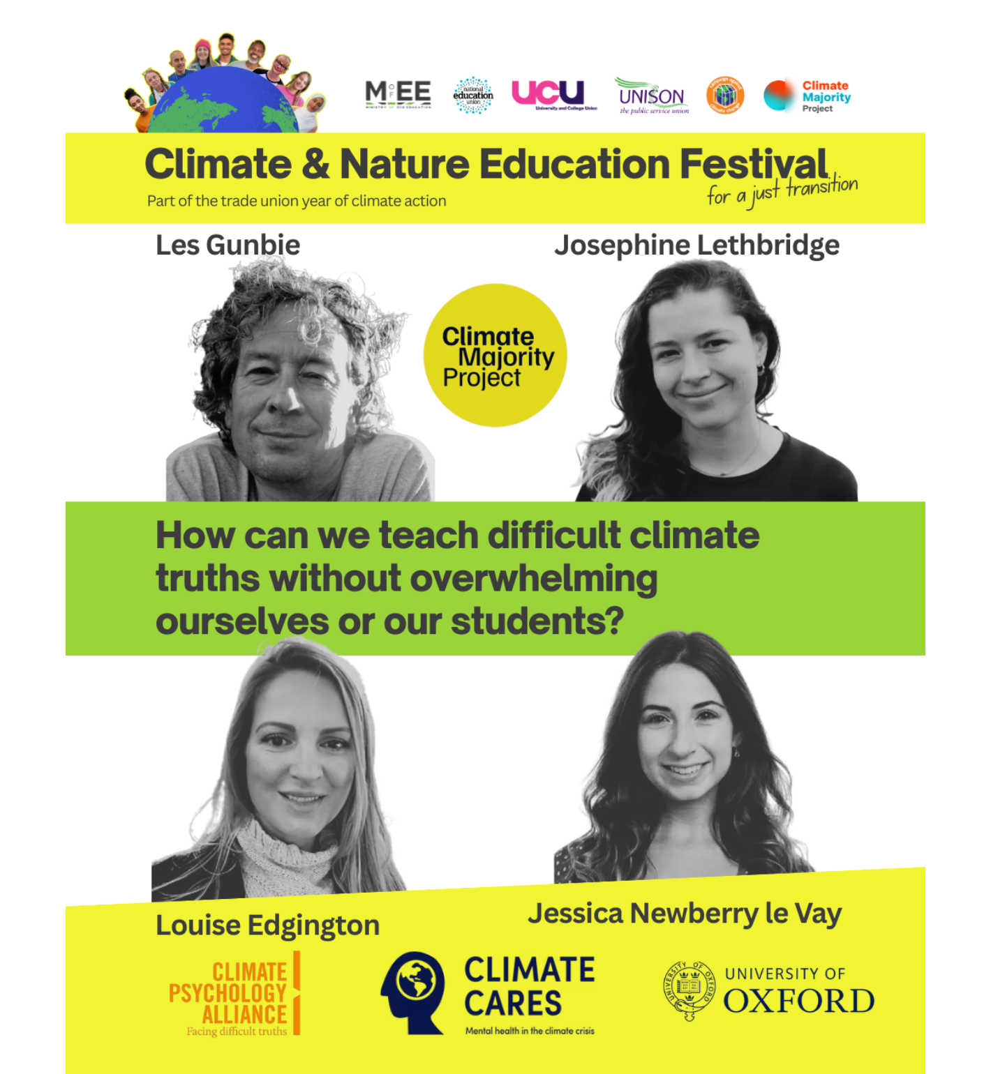 How can we teach difficult climate truths without overwhelming ourselves or our students?