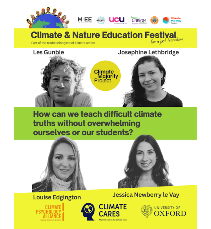How can we teach difficult climate truths without overwhelming ourselves or our students?