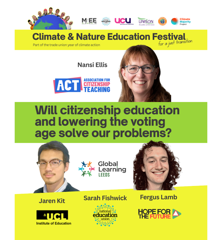 Will citizenship education and lowering the voting age solve our problems?