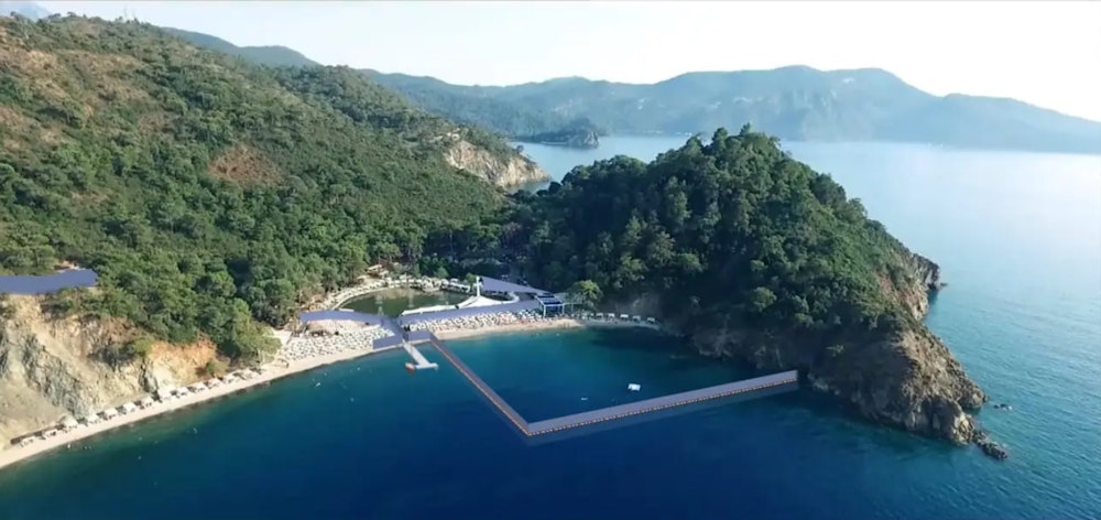 Пляж Кулели, доступный только для гостей Zehra Villas Hotel (трансфер предоставляется)