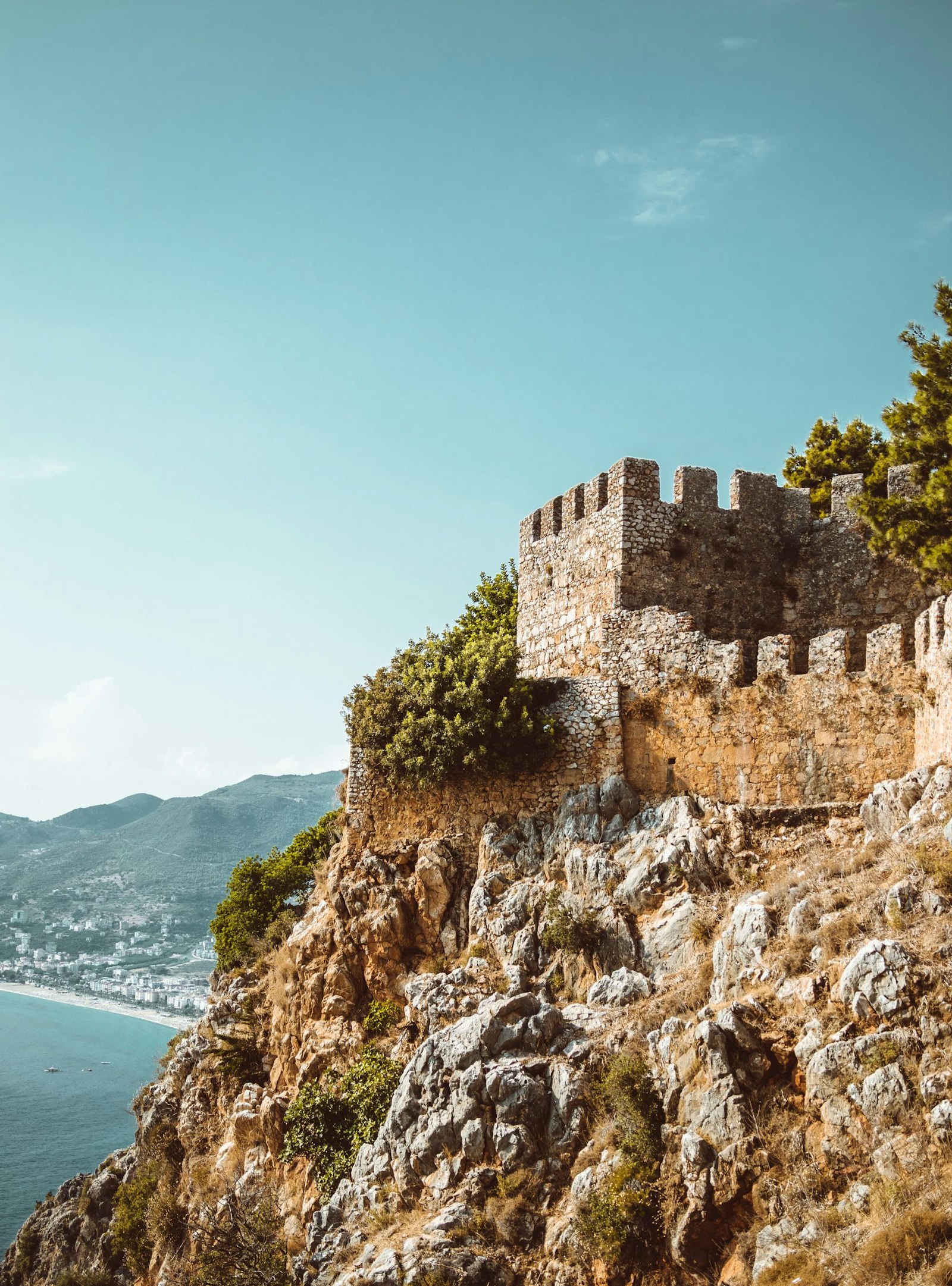 View from Alanya's Seljuk fortress