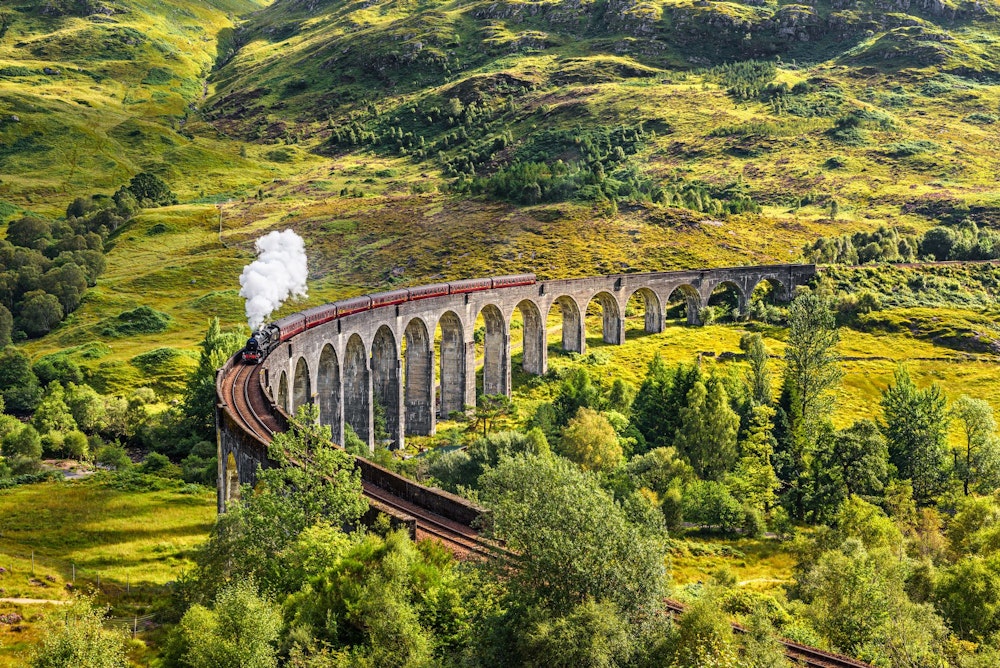 The West Highland Line is one of the most picturesque train journeys in the world