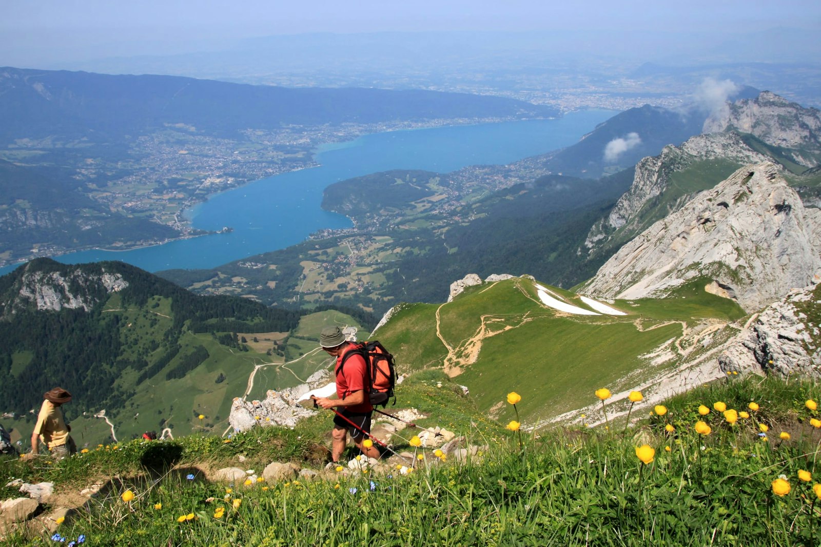 Bergwandern rund um den See von Annecy