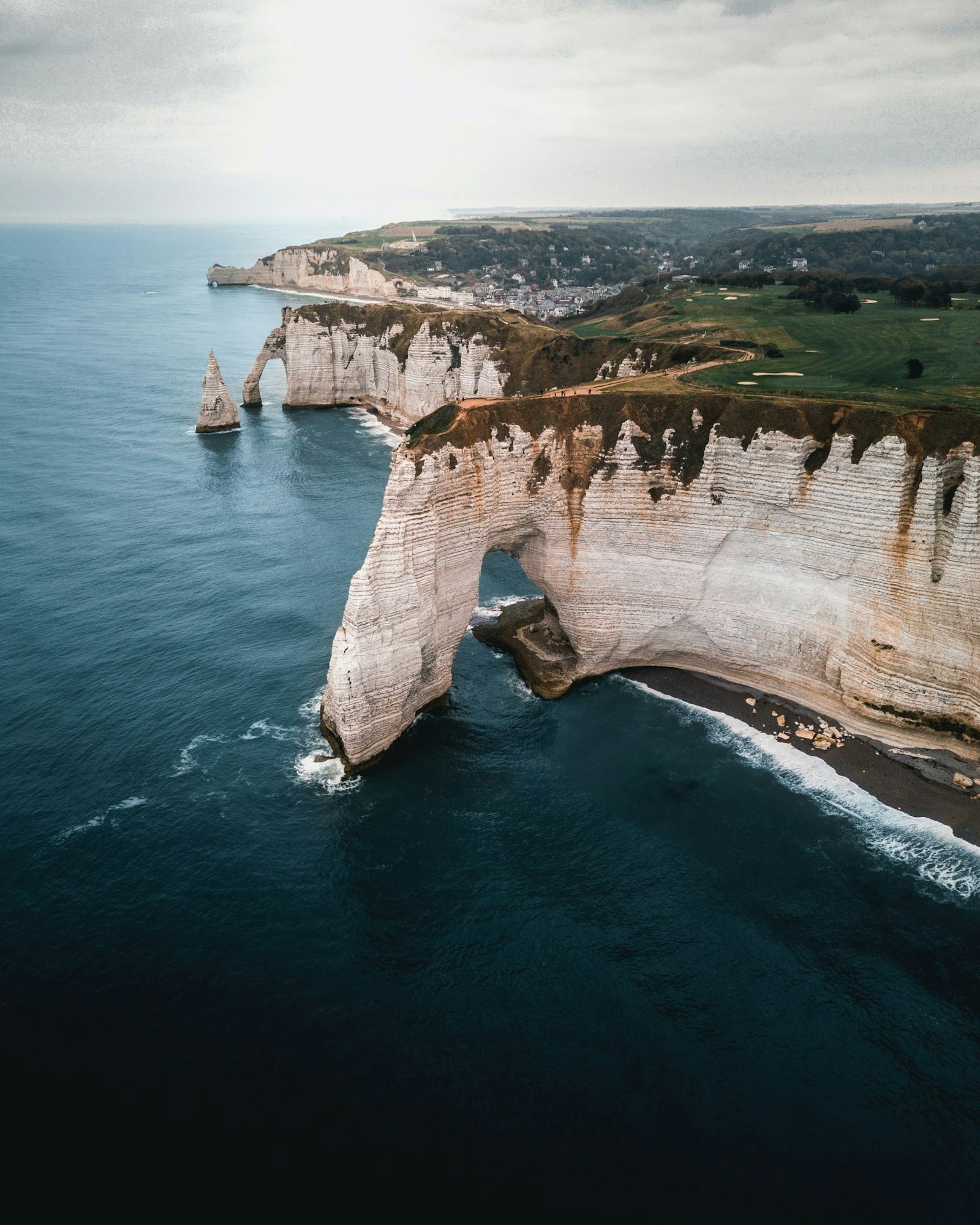 Falaises de craie, Etretat