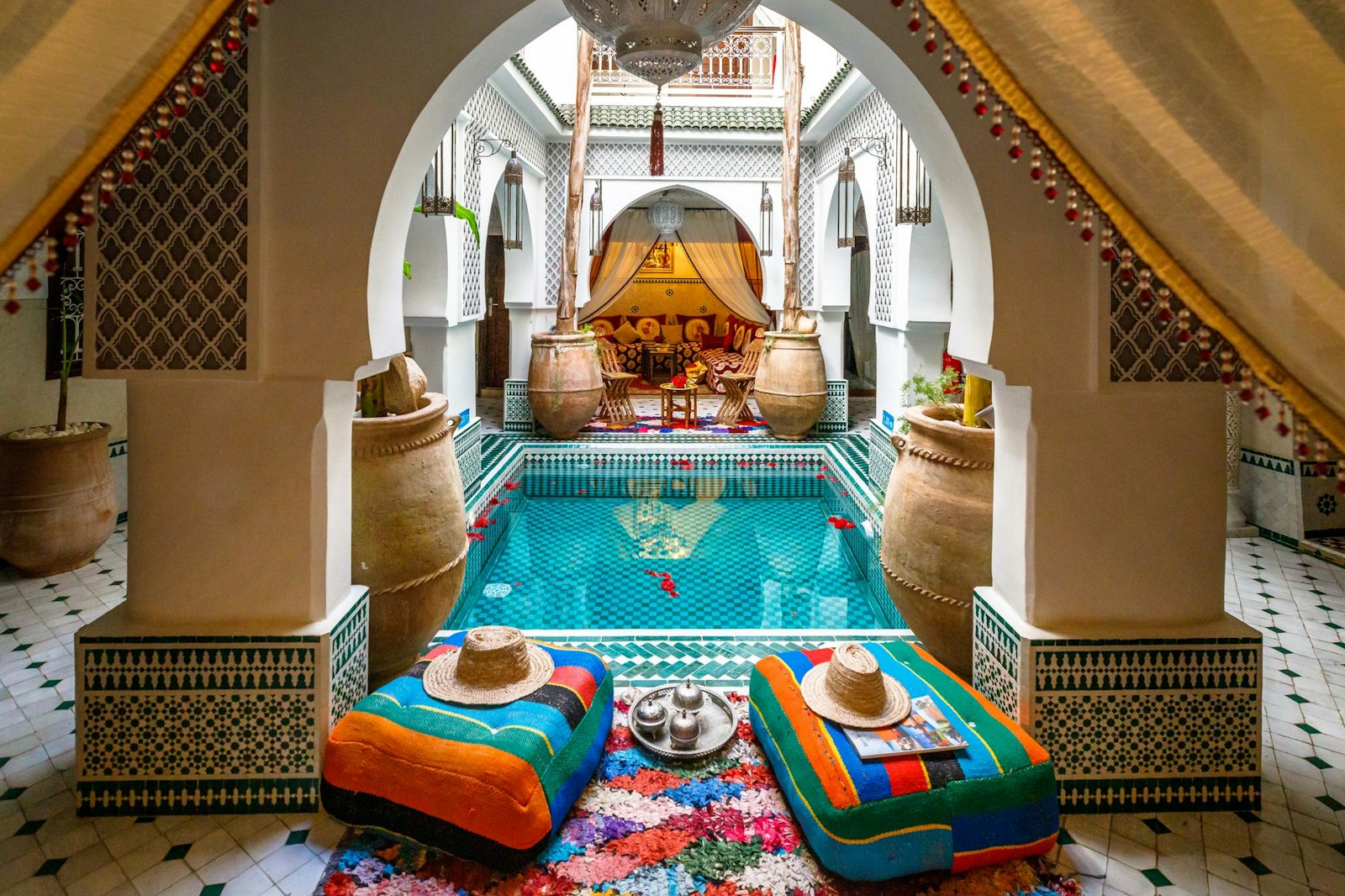 Moroccan villa could be the ideal choice for a relaxed honeymoon or romantic getaway