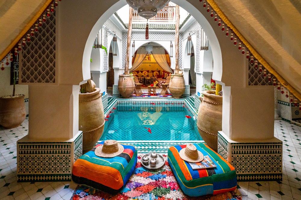 Moroccan villa could be the ideal choice for a relaxed honeymoon or romantic getaway